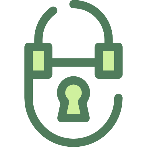 Lock Monochrome Green icon