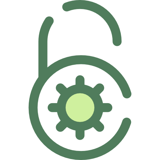 sperren Monochrome Green icon