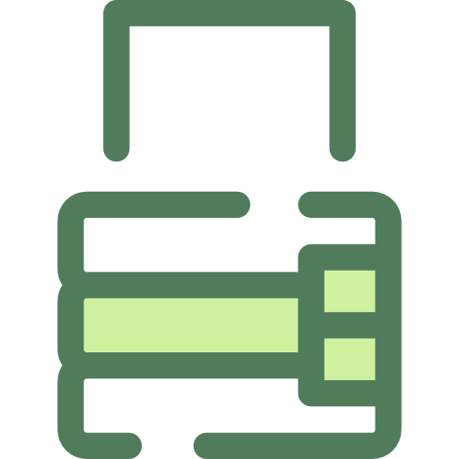 Lock Monochrome Green icon