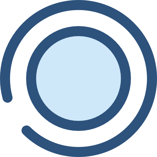 녹화 Monochrome Blue icon