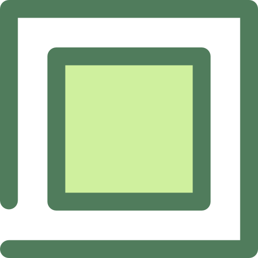ストップ Monochrome Green icon