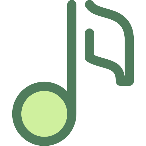 semibreve Monochrome Green icona