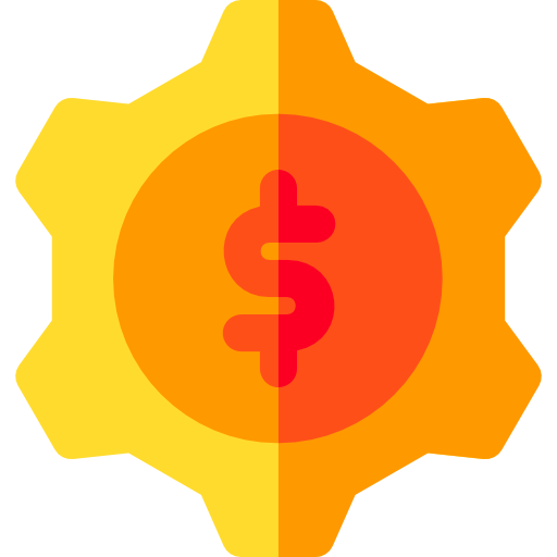 simbolo del dollaro Basic Rounded Flat icona