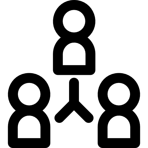 współpraca Basic Rounded Lineal ikona