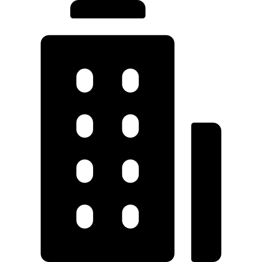 아파트 Basic Rounded Filled icon