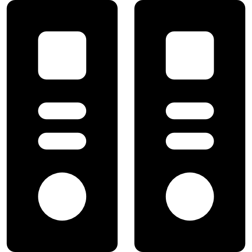 사무실 자료 Basic Rounded Filled icon