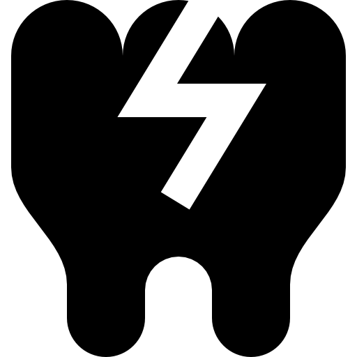 折れた歯 Basic Straight Filled icon