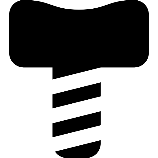 dente Basic Straight Filled icona