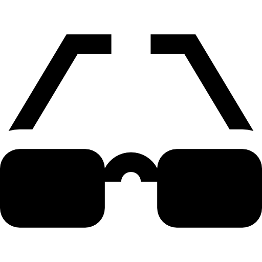 occhiali da lettura Basic Straight Filled icona