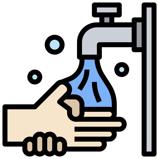 Мытье рук Surang Lineal Color иконка