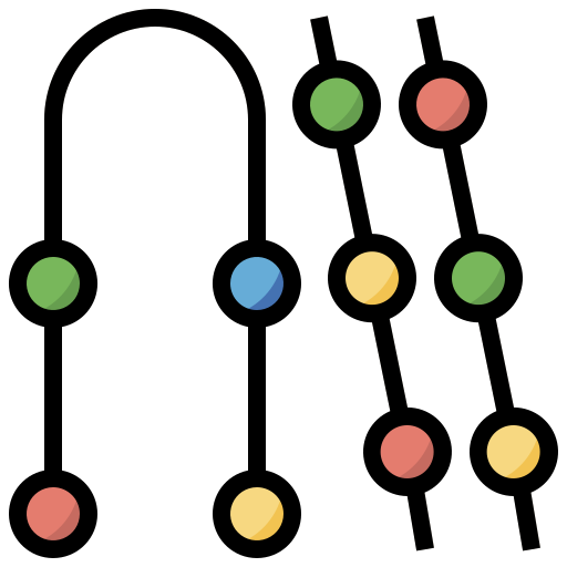 브록 코드 Surang Lineal Color icon