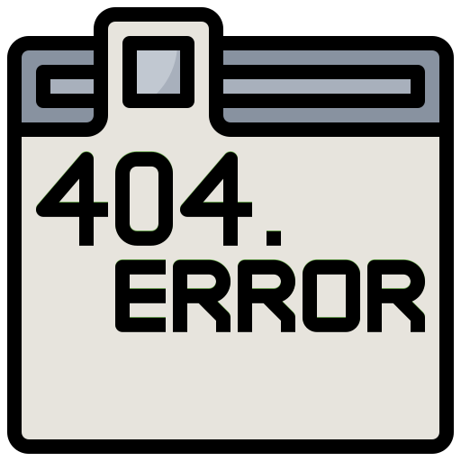 404 오류 Surang Lineal Color icon