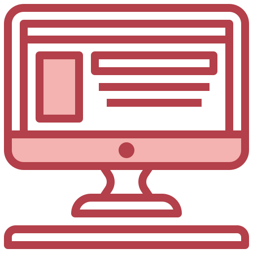 Computer Surang Red icon
