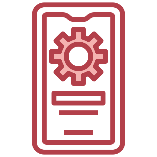 Mobile development Surang Red icon