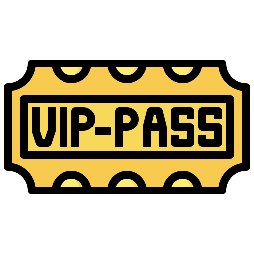 Vip pass Surang Lineal Color icon