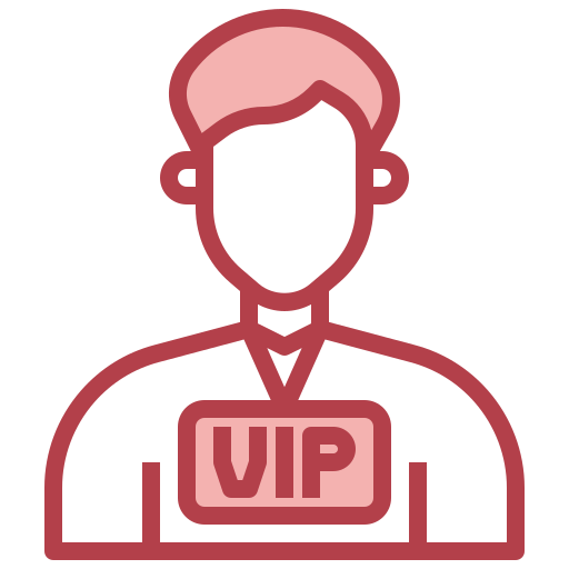 Vip person Surang Red icon