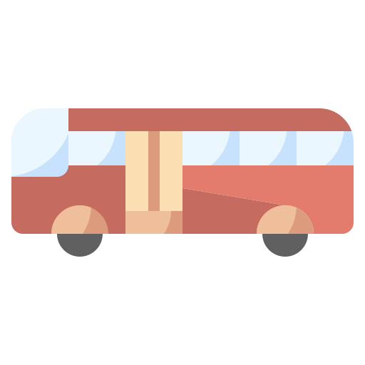 autobus Surang Flat ikona