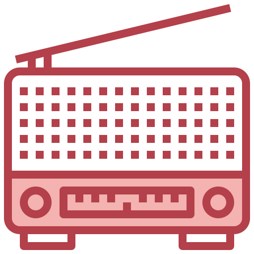 vecchia radio Surang Red icona