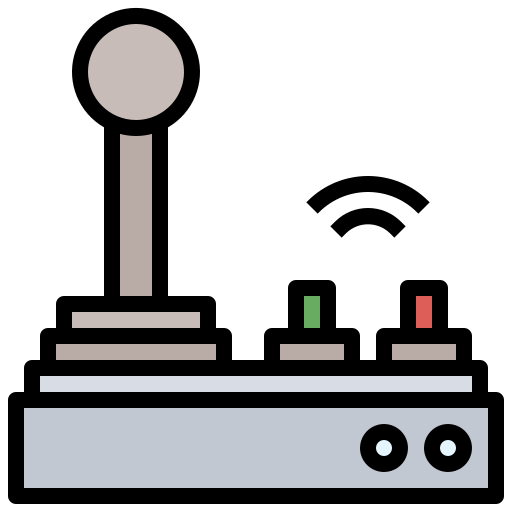 joystick Surang Lineal Color icon