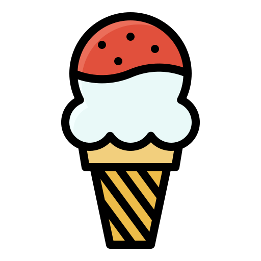 アイスクリームコーン Generic Outline Color icon