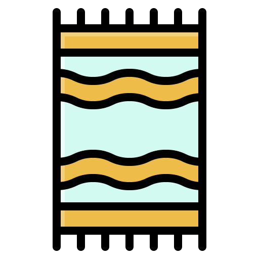 Beach towel Generic Outline Color icon