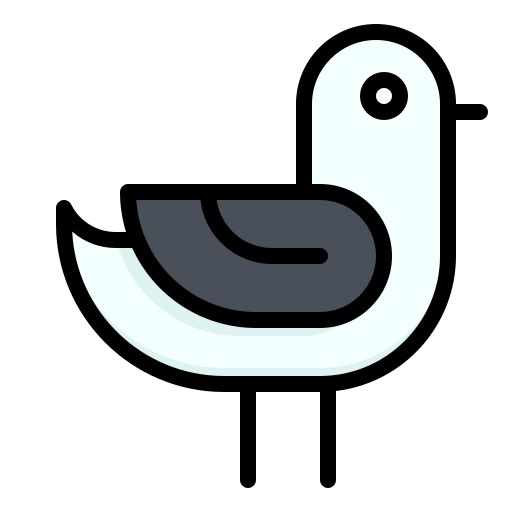 Seagull Generic Outline Color icon
