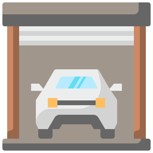 Garage Generic Flat icon