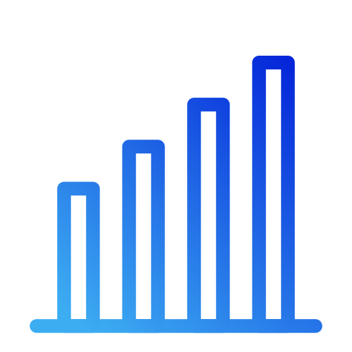 Statistics Generic Gradient icon