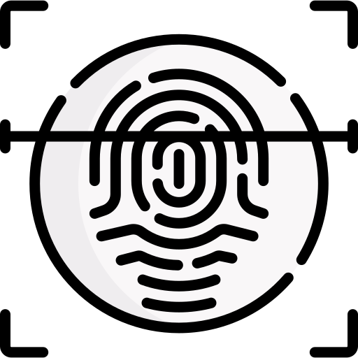 Fingerprint Special Lineal color icon