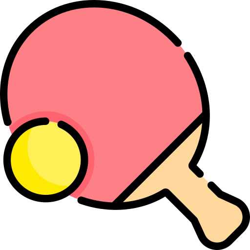 Ping pong Special Lineal color icon