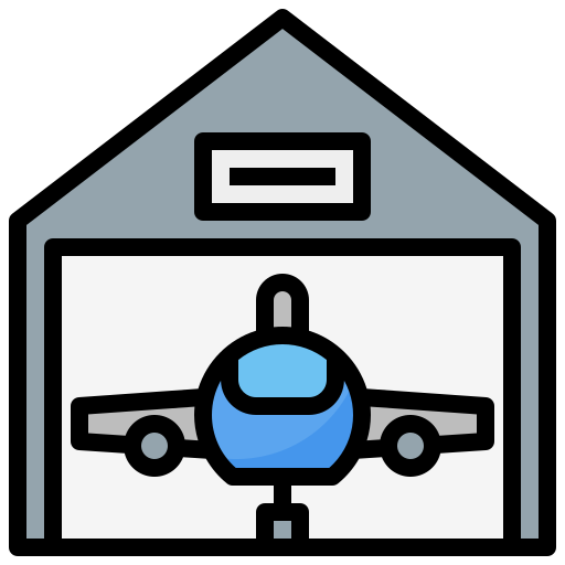 Hangar Surang Lineal Color icon