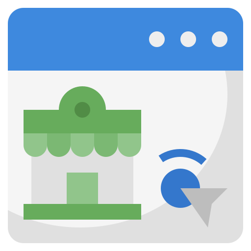 Online shop Surang Flat icon