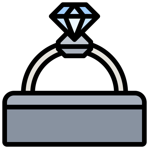bague de diamant Surang Lineal Color Icône