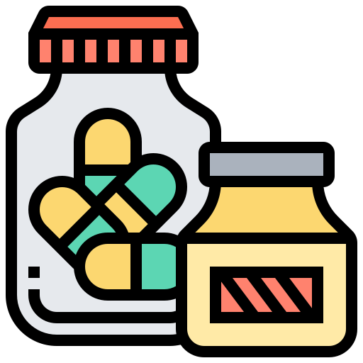 medicamento Meticulous Lineal Color icono