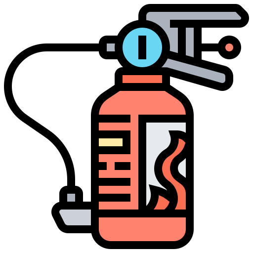 Fire extinguisher Meticulous Lineal Color icon