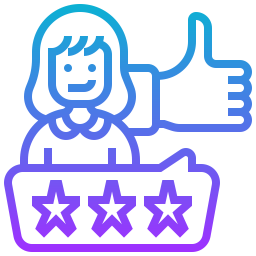 Customer review Meticulous Gradient icon