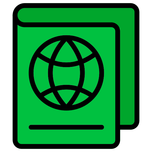 paszport Generic Outline Color ikona