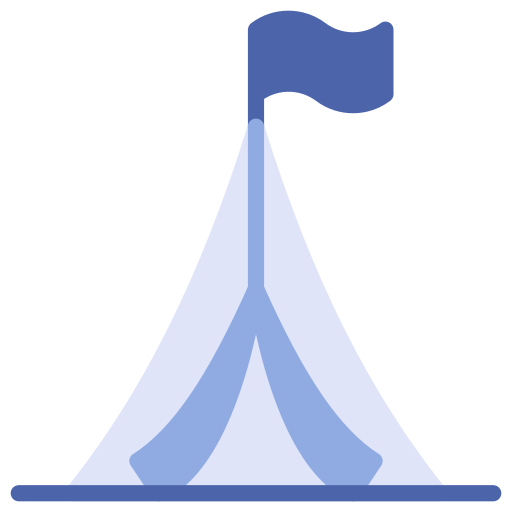 ベースキャンプ Generic Blue icon