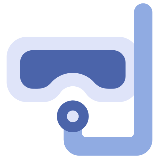 tubo respirador Generic Blue icono