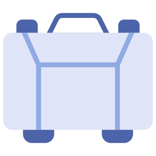 sac de voyage Generic Blue Icône