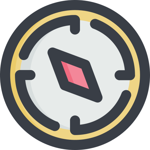 Compass Generic Outline Color icon