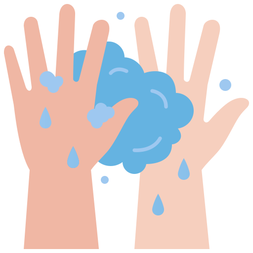 mycie rąk Amethys Design Flat ikona