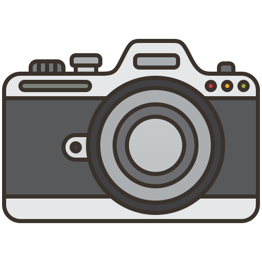 Camera Amethys Design Lineal Color icon