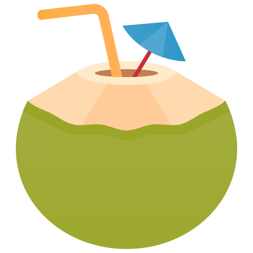 코코넛 Amethys Design Flat icon