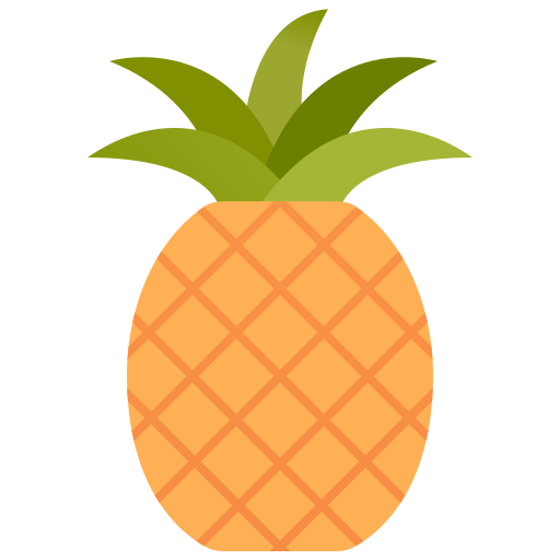 ananas Amethys Design Flat icoon