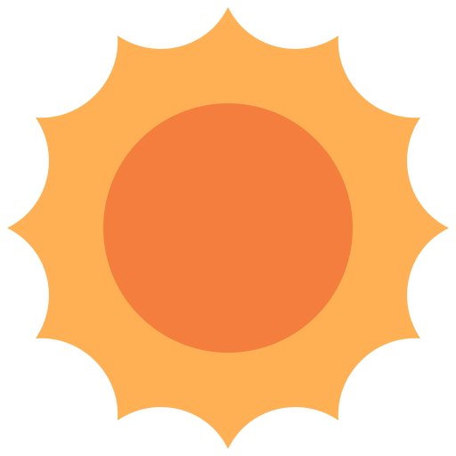 太陽 Amethys Design Flat icon