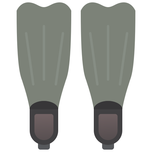 flippers Amethys Design Flat icoon