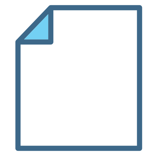 pagina's Generic Blue icoon