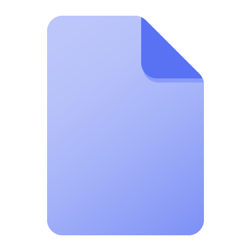 nieuw document Generic Flat Gradient icoon