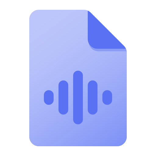 Аудио Generic Flat Gradient иконка